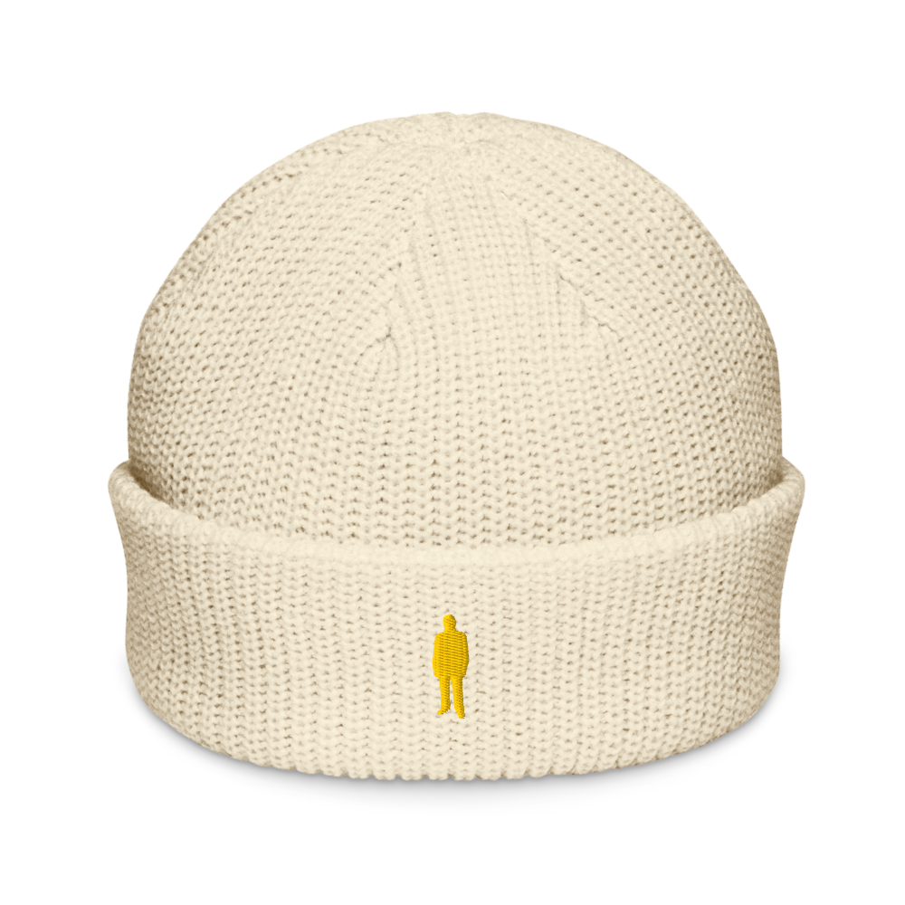 Gold Man -  Ecru Beanie